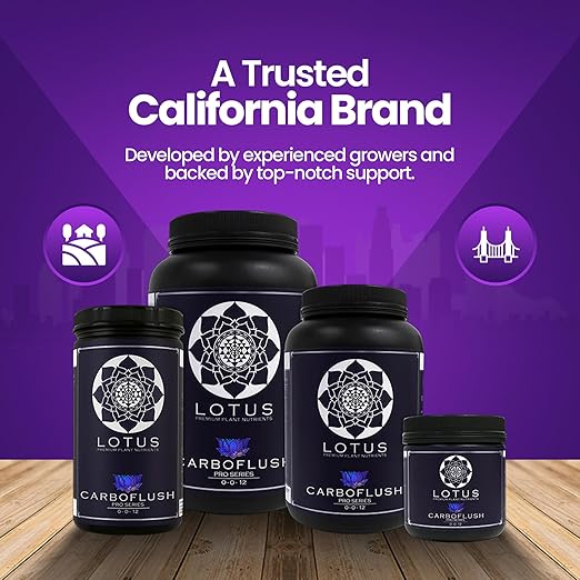 CarboFinish – Sweetener & Flush for Harvest Stage, Enhances Resin, Oil, and Potency – Natural Nutrient Powder for Soil, Hydroponics & Coco Coir – Premium Fertilizer, Indoor/Outdoor Use – 18 oz