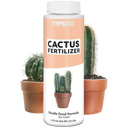 Cactus Fertilizer for Cacti and All Desert Plants, Liquid Plant Food 8 oz (250mL)