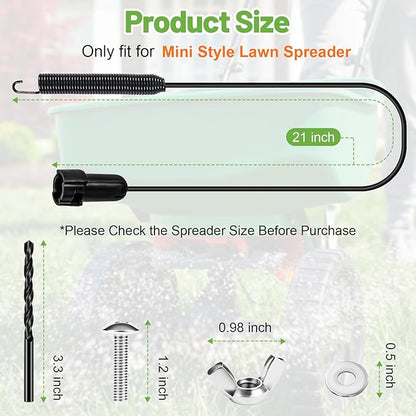 Lawn Spreader Control Cable, Compatible with Scotts Mini Broadcast Spreader, Lawn Fertilizer Control Cord, Spreader Locking Lever Pull Cable Replacement for Scotts Mini Push Lawn Fertilizer