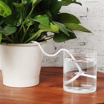 130 Feet Self Watering Wick Cord Watering Rope for Indoor Outdoor Potted Plant Self-Watering Planter Pots DIY Automatic Watering Device System Potted Plant Sitter Auto Drip Irrigation Waterer