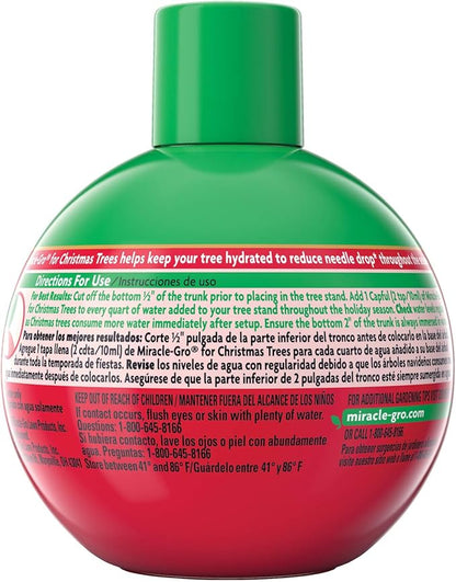 Miracle-Gro for Christmas Trees Plant Food, Hydrates Trees and Keeps Christmas Trees Green All Holiday Season, 2-Pack