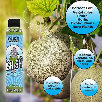Fish Head Farms Organic Soil Conditioner for Yield and Flavor Enhancement. Improves Fertilizer Efficiency. Useful in Both Garden Soil and Hydroponics Applications 120 mililiters