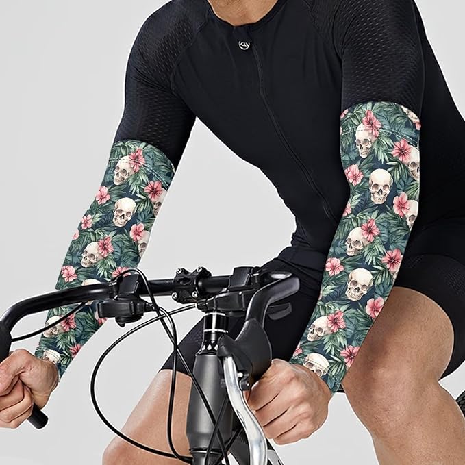 Binienty Unisex Arm Sleeves for Driving, Golf, Cycling, Sports, UV Protector Cooling Arm Sleeves Cover