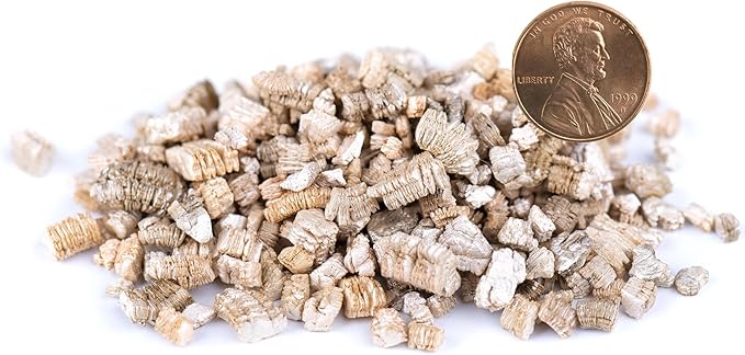 Organic Coarse Vermiculite for Indoor Gardening Plants and Mushrooms – Enhances Soil Aeration, Seed Germination, Rooting Cuttings – Small Packages and Bulk (Vermiculite Grade 4 – Coarse, 1 qt)