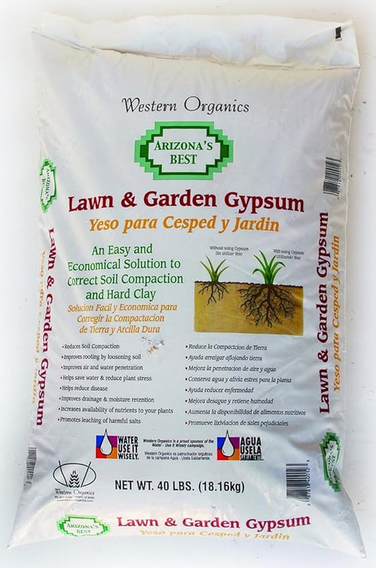 AZB40012 Gypsum, 40 lb