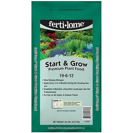 Fertilome (11747) Start & Grow Premium Plant Food 19-6-12 (20 lbs.)