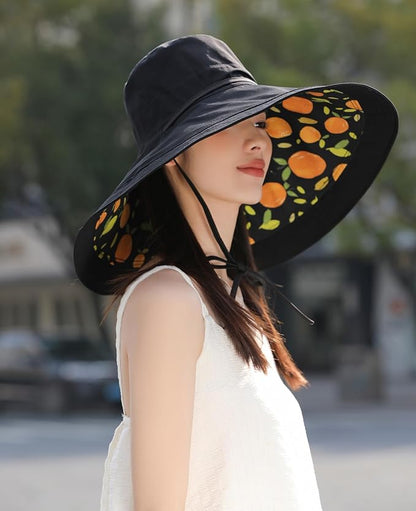 Wide Brim Women Sun Hat Summer Beach Bucket Fishing Hats Metal Wired Edge Packable UV Protection for Hiking Garden Travel