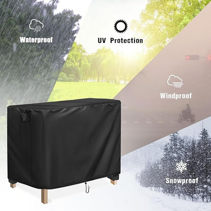 Cover for Raised Garden Bed, 38 x 15 x 30 inch Waterproof Elevated Flower Bed Covers for Winter, Raised Tall Planter Box Cover for Outdoor Protection