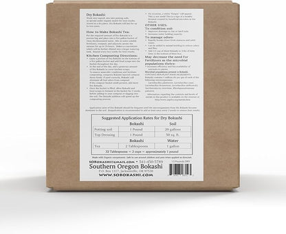 Premium Compost Starter & Soil Amendment – All-Natural Fermented Bran Inoculant for Indoor Composting, Odor Control, and Garden Health - 13 Pounds