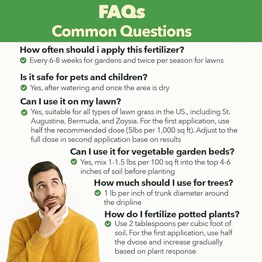 Professional 10-10-10 All-Purpose Soil Fertilizer by Gardenera - Ideal for Flowers, Plants, Vegetables, Fruit Trees and Lawns - 5 Quarts