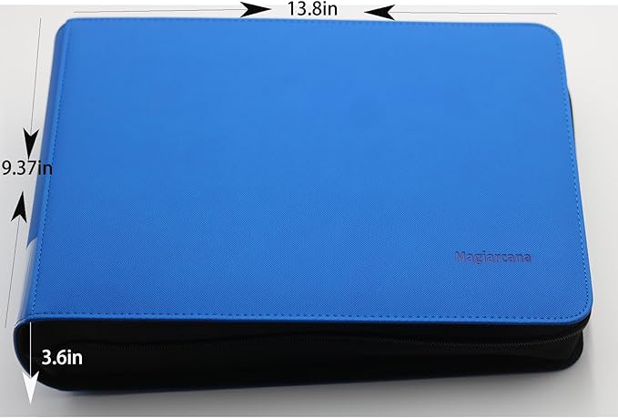 greeting card organizer binder and birthday card holder book,christmas card photo album,binder for greeting cards with sleeves,Suitable for 5x7in, 4x6in, 3x5in cards holds 120 cards (Navy Blue)