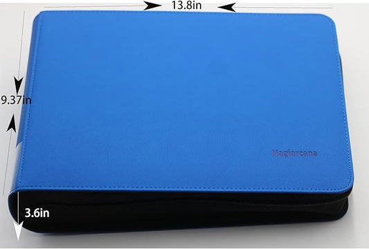 greeting card organizer binder and birthday card holder book,christmas card photo album,binder for greeting cards with sleeves,Suitable for 5x7in, 4x6in, 3x5in cards holds 120 cards (Navy Blue)