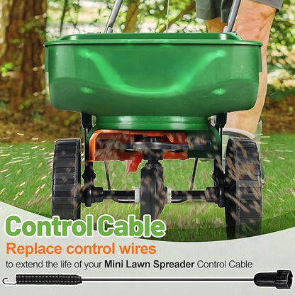 Lawn Spreader Control Cable, Compatible with Scotts Mini Broadcast Spreader, Lawn Fertilizer Control Cord, Spreader Locking Lever Pull Cable Replacement for Scotts Mini Push Lawn Fertilizer