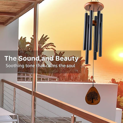 Memorial Sympathy Gifts for Loss of Mom, 32" Memorial Wind Chimes for Loss of Mother Sympathy Gift, Bereavement Gift for Loss of Mother, Windchimes in Memory of Mom Gifts
