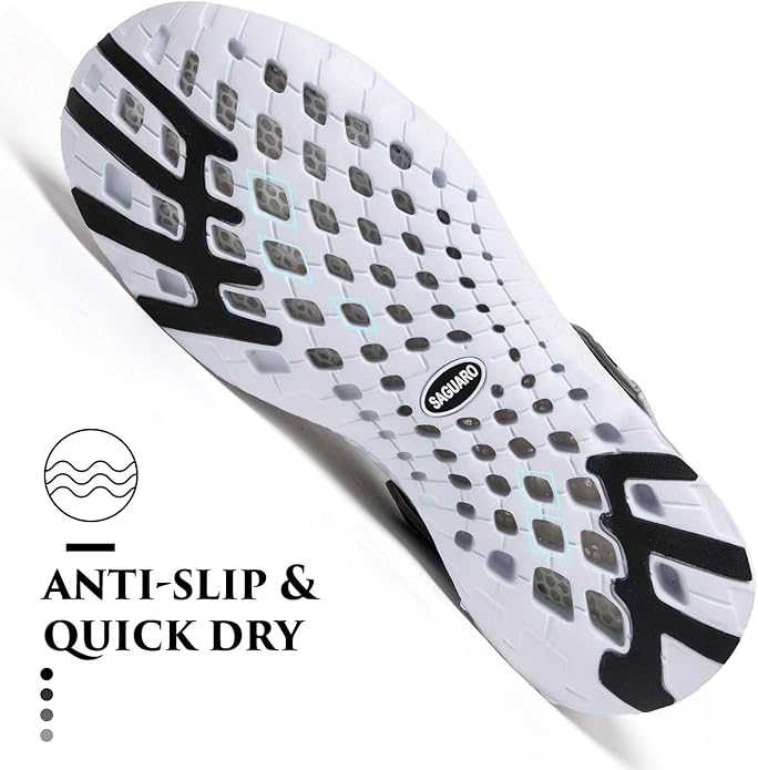 SAGUARO Men's Women's Quick Dry Garden Shoes Lightweight Breathable Gardening Clog Water Shoes Mesh Sandals for Sports Outdoor Beach Pool Exercise