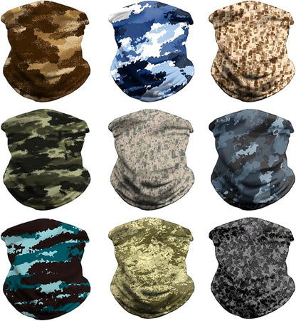 Neck Gaiter Face Cover - Sun Protection Mask Balaclava for Men and Women