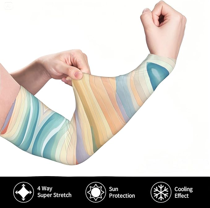 Arm Sleeves Outdoor Garden Sports Cooling Sun Sleeve for Women Men Farm