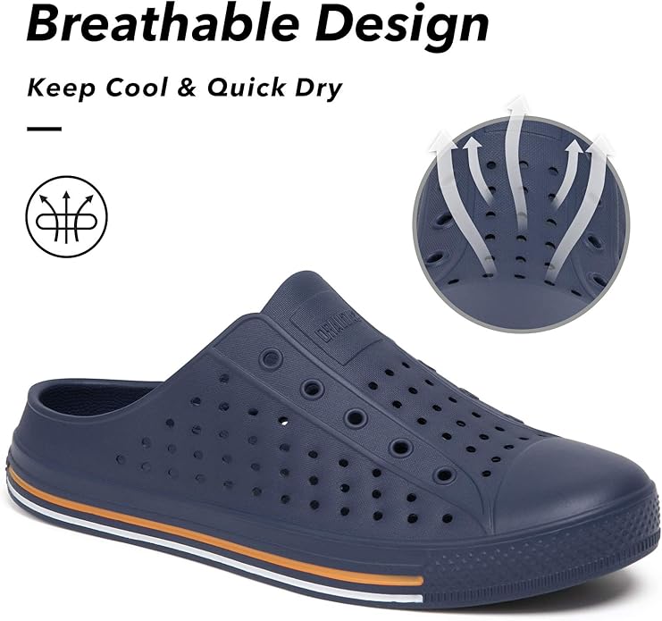 SAGUARO Women's Men's Garden Clogs Shoes Casual Slippers Unisex Quick Drying Sandals Summer Anti-Skid Beach Shoes