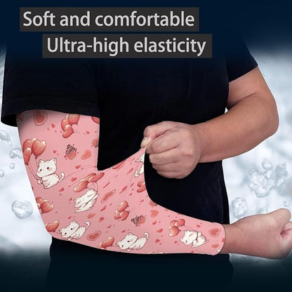Binienty Unisex Arm Sleeves for Driving, Golf, Cycling, Sports, UV Protector Cooling Arm Sleeves Cover
