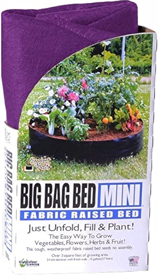 SMART POT 12155 Fabric Pot, Mini, Purple