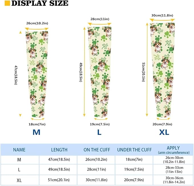 Binienty Unisex Arm Sleeves for Driving, Golf, Cycling, Sports, UV Protector Cooling Arm Sleeves Cover