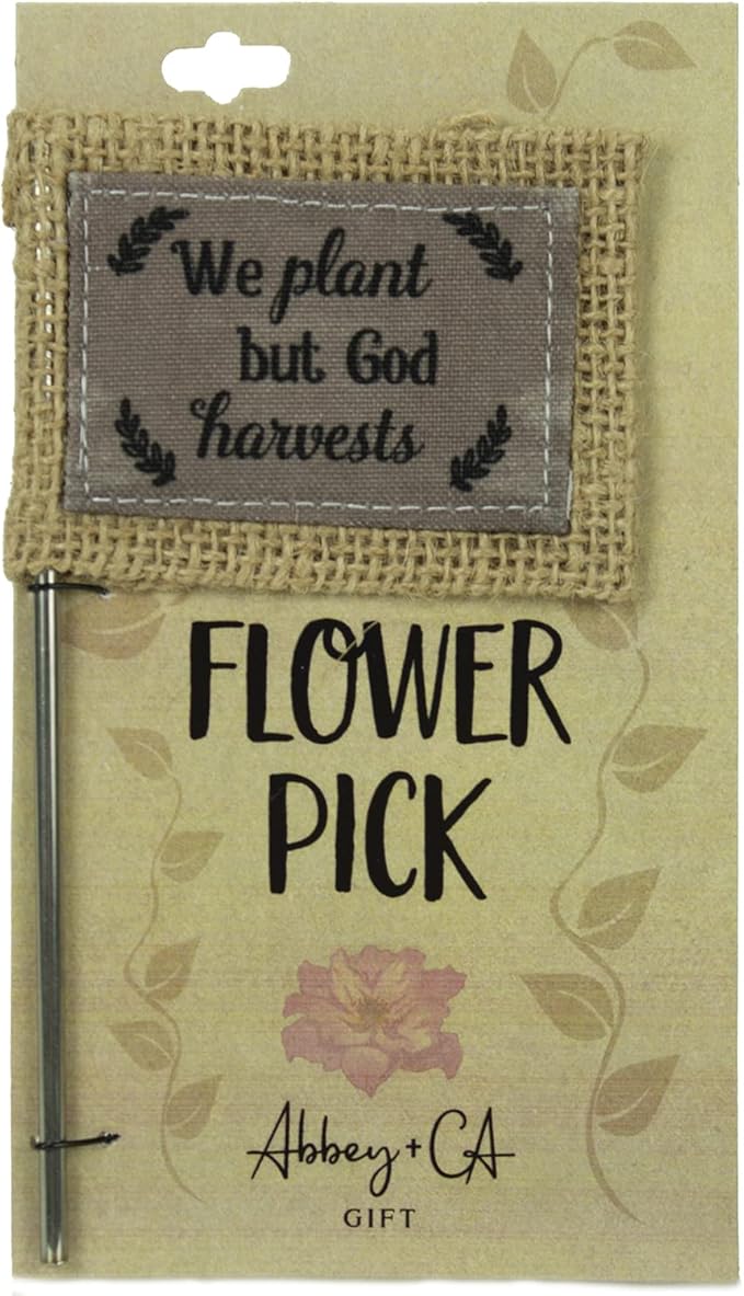 Cathedral Art Abbey & CA Gift We Plant Flag Flower Pick