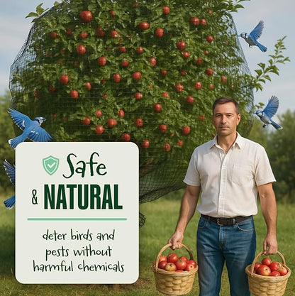 Dalen Bird X Protective Mesh Netting - Keep Birds and Pests Away from Your Garden – Non Toxic - Made in The USA - 28' x 28'