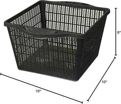 Laguna Sturdy Plastic Square Planting Basket, 6-Inch