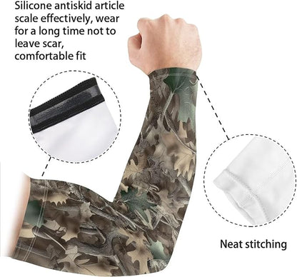 Binienty Unisex Arm Sleeves for Driving, Golf, Cycling, Sports, UV Protector Cooling Arm Sleeves Cover
