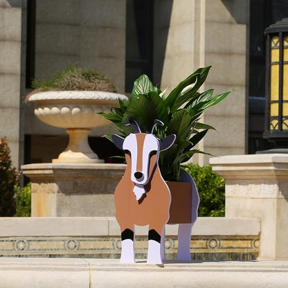 Goat Gifts for Goat Lovers,Goat Planter Plant Pot,Cute Flower Pots for Garden Decoration,Christmas or Birthday Gifts for Women,Plant Container Holder for Outdoor Indoor Small Goat