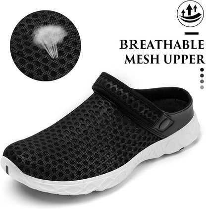 SAGUARO Men's Women's Quick Dry Garden Shoes Lightweight Breathable Gardening Clog Water Shoes Mesh Sandals for Sports Outdoor Beach Pool Exercise