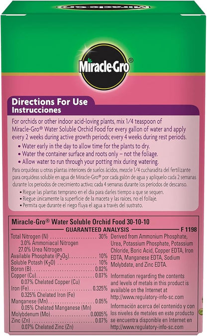 Miracle-Gro Water Soluble Orchid Food, Plant Fertilizer, 8 oz. (12-Pack)