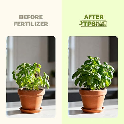 Herb Fertilizer – Liquid Plant Food for All Edible Herbs & Leafy Greens, Indoor & Outdoor, 1 Gallon