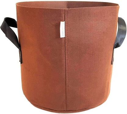 Bootstrap Farmer Grow Bags 7 Gallon, Brown 10 Pack, Colored Fabric Pot for Peppers, Potatoes, Tomatoes and Plants