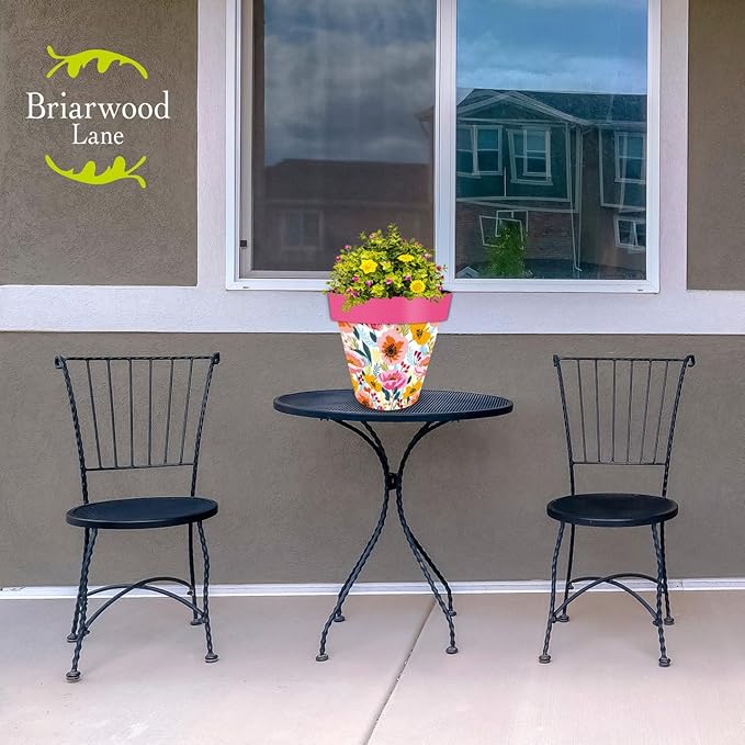 Briarwood Lane Vibrant Blooms Medium Planter