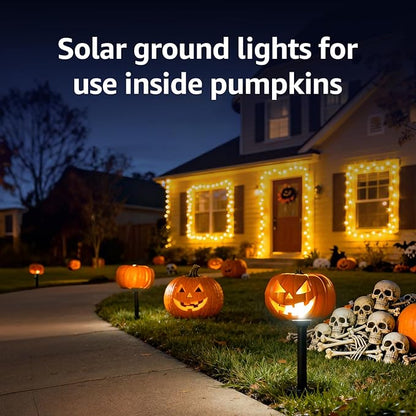 Lepro Solar Decorative Spot Lights 4 Pack, Warm White Accent Lights for Garden Ambiance, IP65 Waterproof Adjustable Landscape Lighting to Highlight Statues, Plants, Pathways & Yard Decor