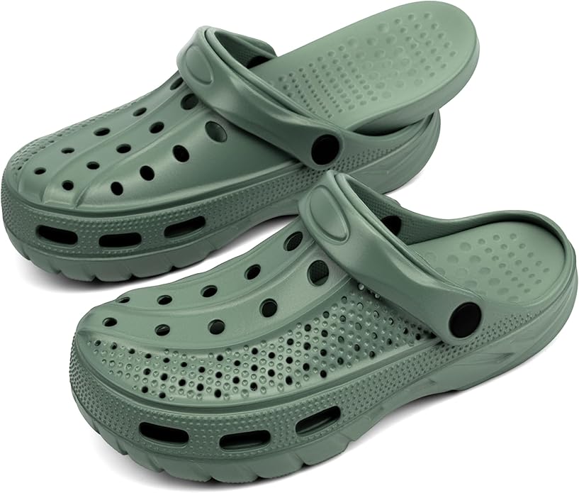 Women Men Orthopedic Clogs Arch Support Garden Shoes Sandals Slippers with Plantar Fasciitis Insoles