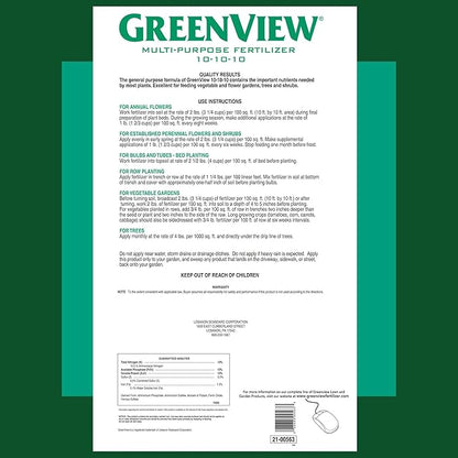 Green View No.40 10-10-10 All Purpose Fertilizer (21-30192)