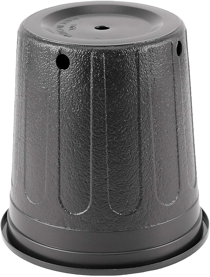 KEILEOHO 25 Pack Plastic Plant Nursery Pots, 1 Gallon Plants Pots with Drainage Holes, Flower Plant Container for Cuttings, Seedling, Flower, Vegetable, Succulent, Black