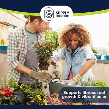 Supply Solutions Ammonium Sulfate Fertilizer 21-0-0 +24% Sulfur for Deep Green Plants - Soil Acidifier for Flowers, Trees, Lawn, Acid Loving - Sulfur for Plants Hydrangea Fertilizer (5 Pounds)