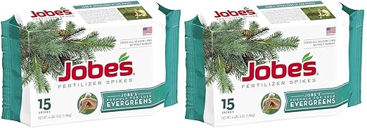 Jobe's 01661 Evergreen Fertilizer Spikes, 15-2 Pack