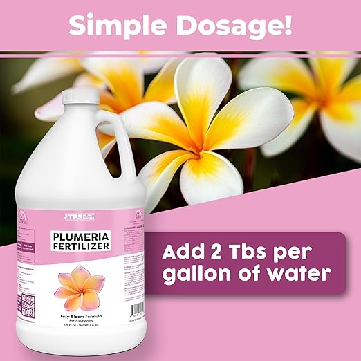 Plumeria Fertilizer for All Frangipani and Tropical Plants, Liquid Plant Food, 1 Gallon (128 oz)