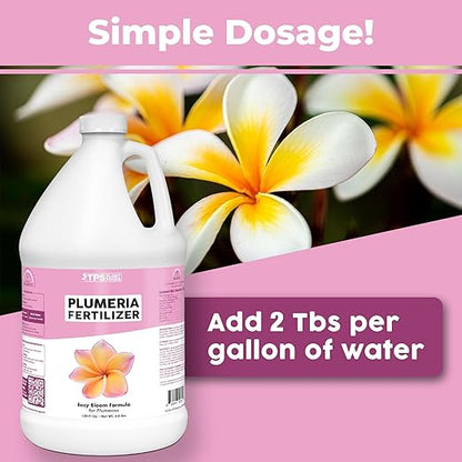 Plumeria Fertilizer for All Frangipani and Tropical Plants, Liquid Plant Food, 1 Gallon (128 oz)