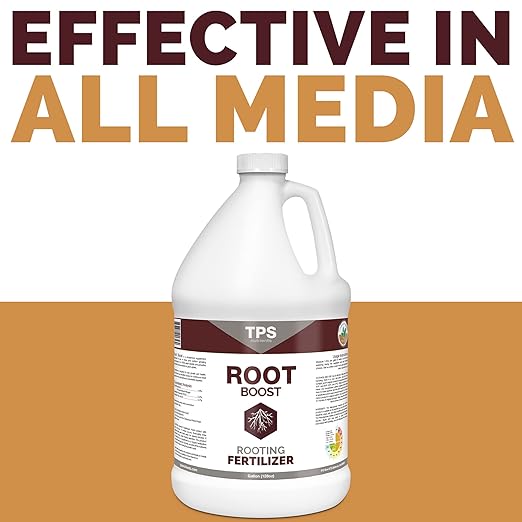 Root Boost Advanced Rooting Formula for Plants, Living Soil & Organic Root Support 1 Gallon (128oz)
