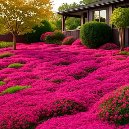 21600+ Magic Red Creeping Thyme Seeds for Planting Perennial Thyme Heirloom Flowers Non-GMO Ground Cover Plants for Garden Outdoor