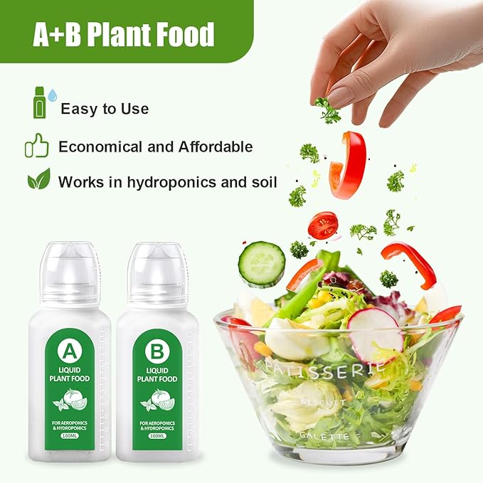 Gourmet Lettuce Seed Pod Kit for AeroGarden, iDoo, Ahopegarden, MuFGA with Nutrient Solution, Hydroponics Growing Kit for Indoor Garden System (12-Pod)