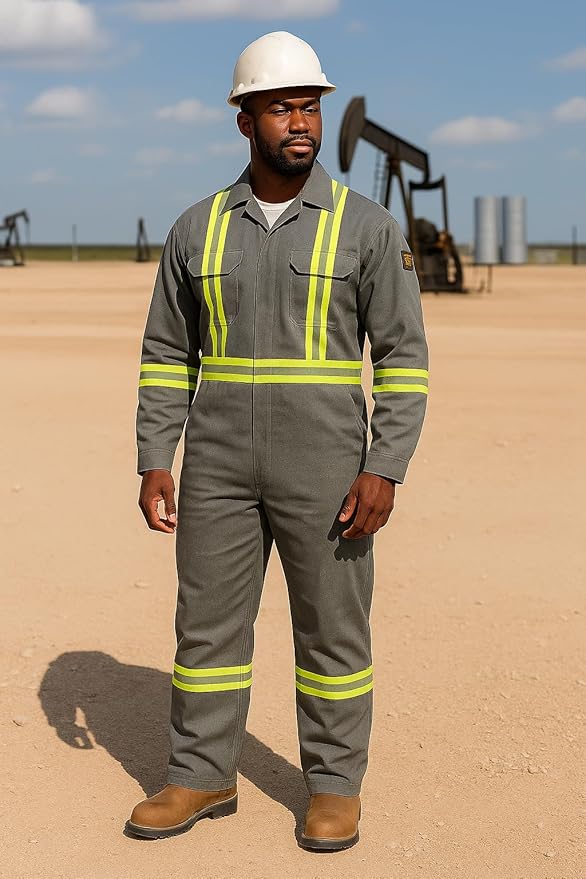 Just In Trend Mens Flame Resistant FR Coverall with multiple options