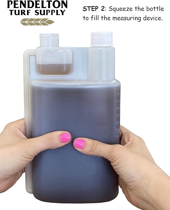 Pendelton Turf Supply Inc. 15-0-0-6 Fe All Purpose Liquid Iron Fertilizer Solution for Darker, Greener Turf, Plants, and Shrubs (32 oz.)