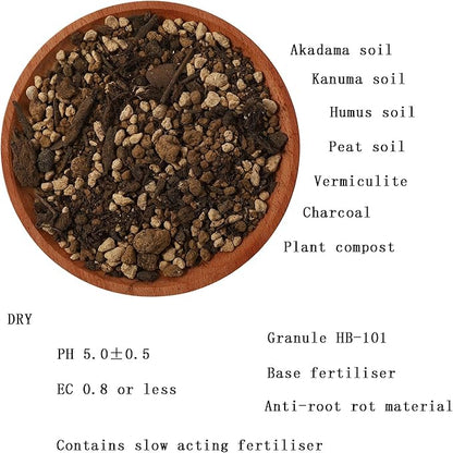 Japanese Blueberry Potting Soil Mix - 6L Acidic pH 5.0, Peat & Organic Compost