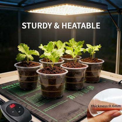 Clear Nursery Pots for Plants, 3/3.5/4 Inches Clear Flower Pots with Drainage, 24 Packs Seed Starter Pots with Different Sizes, Transparent Seedling Pots for Indoor Plants